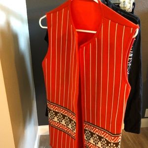 Reversible Orange Vintage Tunic - Vest Top